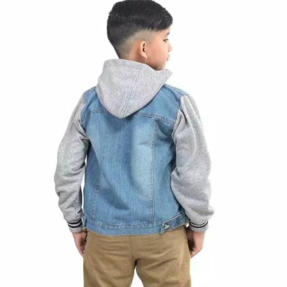 Jaket Anak Laki-Laki-Jaket Jeans Denim Usia 4  s/d 12 Tahun