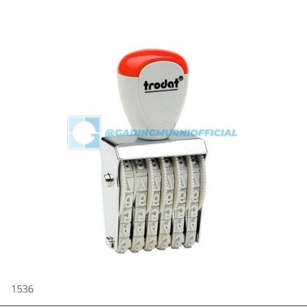 

TRODAT STEMPEL NUMBERING ANGKA 1536 3MM 6 DIGIT