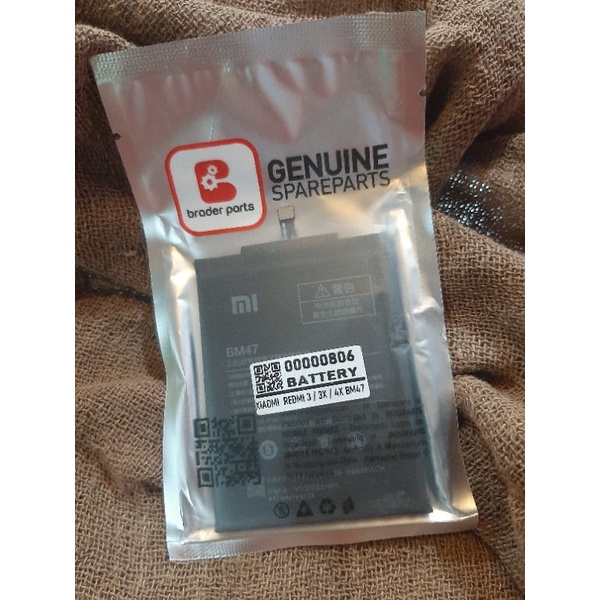 BATERAI XIAOMI REDMI 3/3X/4X BM47