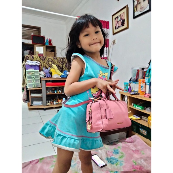 preloved tas michael kors original.. pink mini