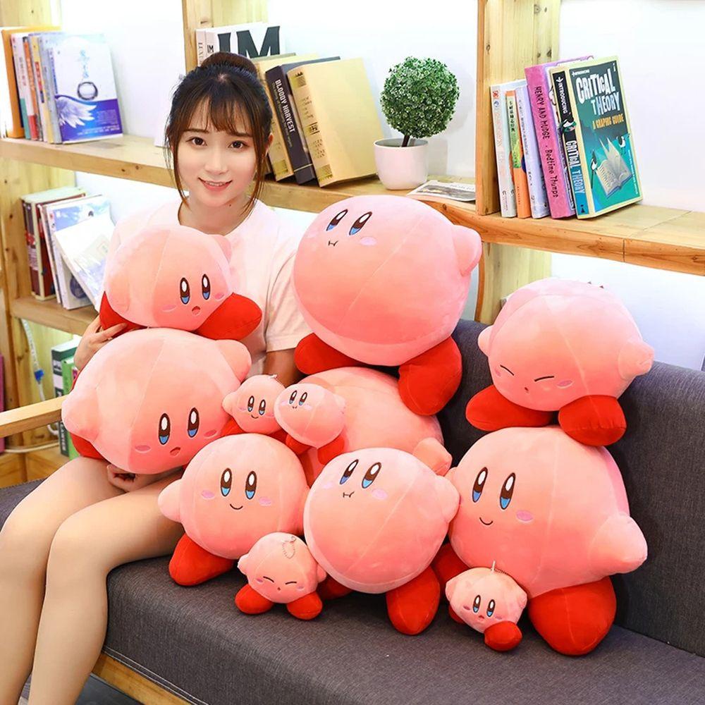 Needway   Mainan Boneka Kartun Kirby Bahan Plush Untuk Dekorasi Rumah / Hadiah Ulang Tahun