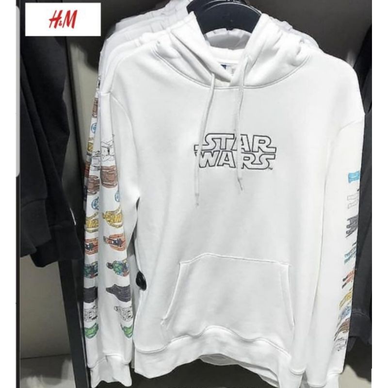 Hoodie Starwars White Original CMT 100%