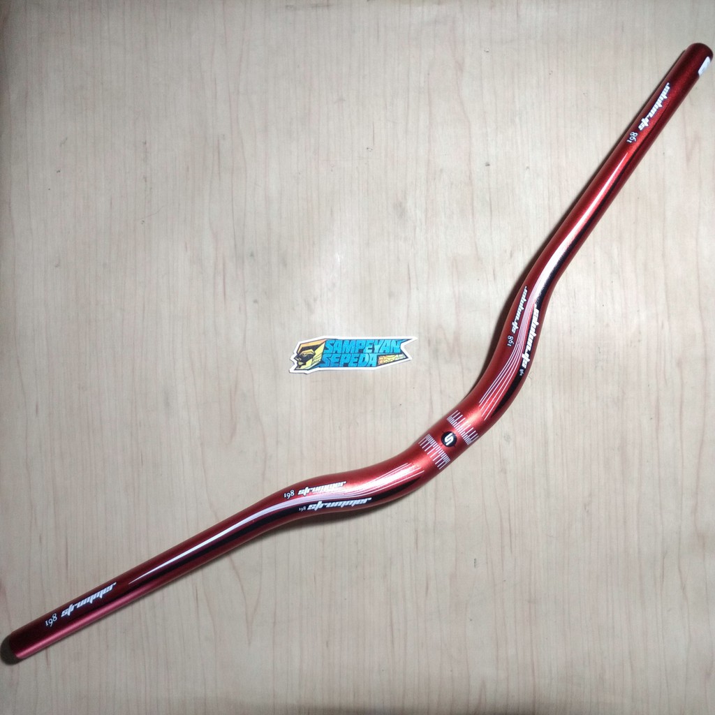 Handlebar Stang Stir Sepeda MTB Federal Strummer 198 Oversize Merah