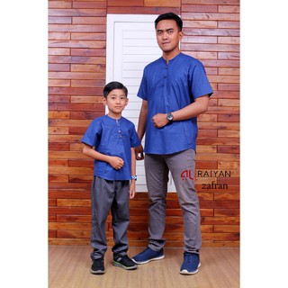 koko couple ayah anak terbaru Alraiyan ZAFRAN MAROON BAJU koko couple ayah anak terbaru Alraiyan ZAFRAN MAROON BAJU