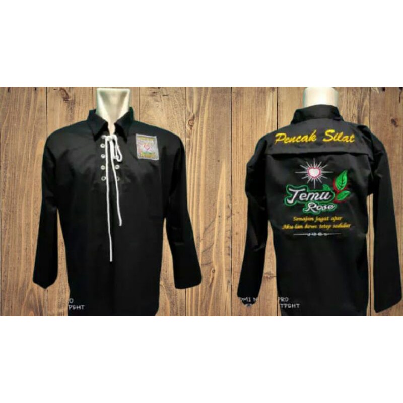 Sakral Bordir Temu Rose PSHT | Baju Atasan Sakral Bordir PSHT