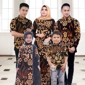 batik couple keluarga - batik keluarga - kapelan batik keluarga terbaru