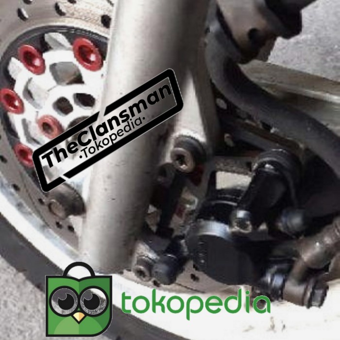 Braket Bracket Breket Cakram Kaliper 220mm STMJ Vario Beat Scoopy