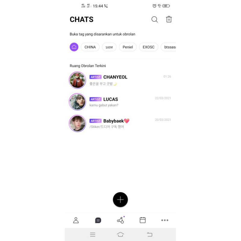 Lysn chat bubble jyp&Sm untuk dua tiket(untuk pilihannya silahkan chat)