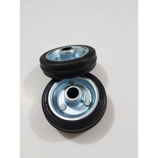 Roda Saja 4&quot; inch Hitam / Roda Etalase Trolley Gerobak Perpcs