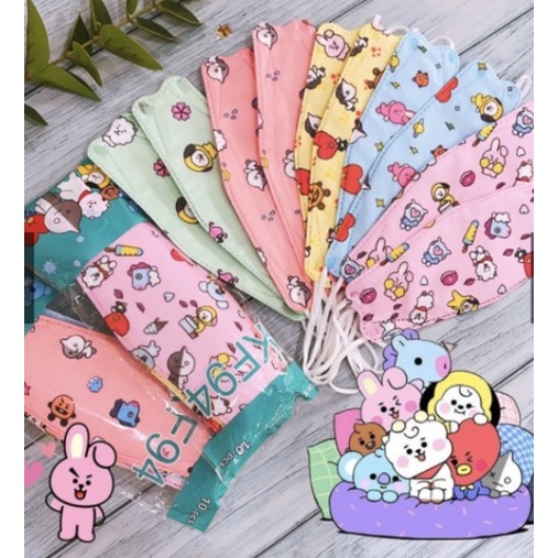 Masker KF94 Anak Gambar Murah