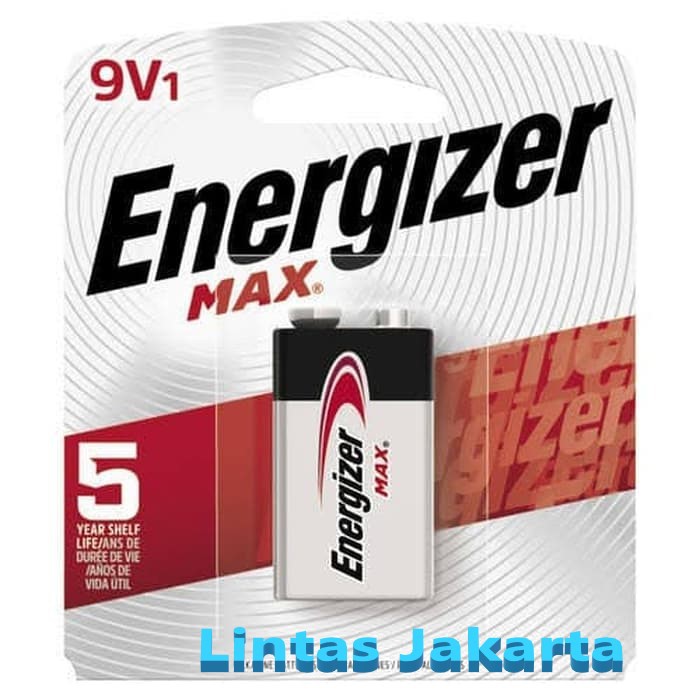 Baterai / Battery Kotak 9 Volt Merk Energizer MAX