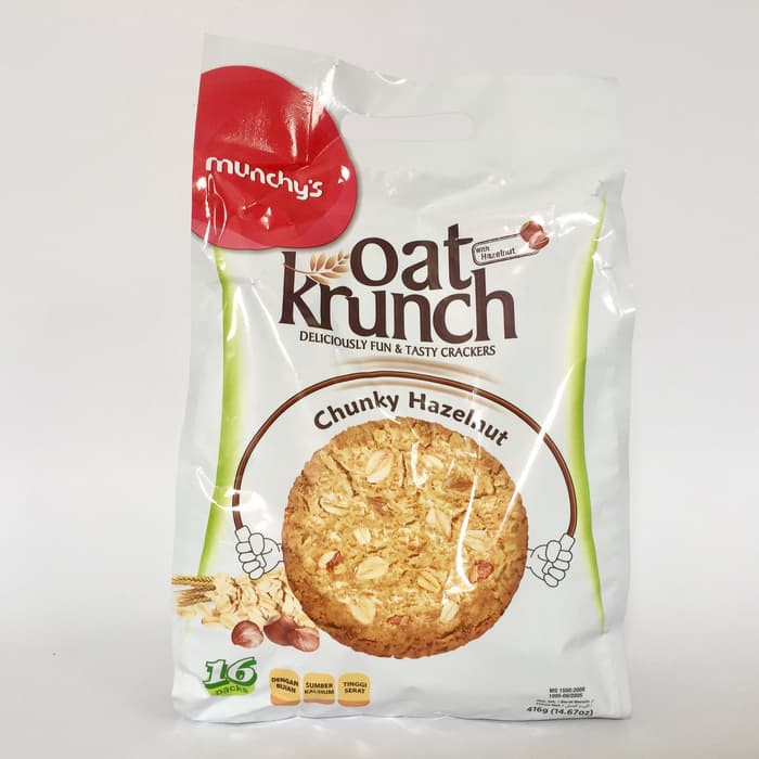 

OAT KRUNCH CRACKERS CRUNCHY HAZELNUT