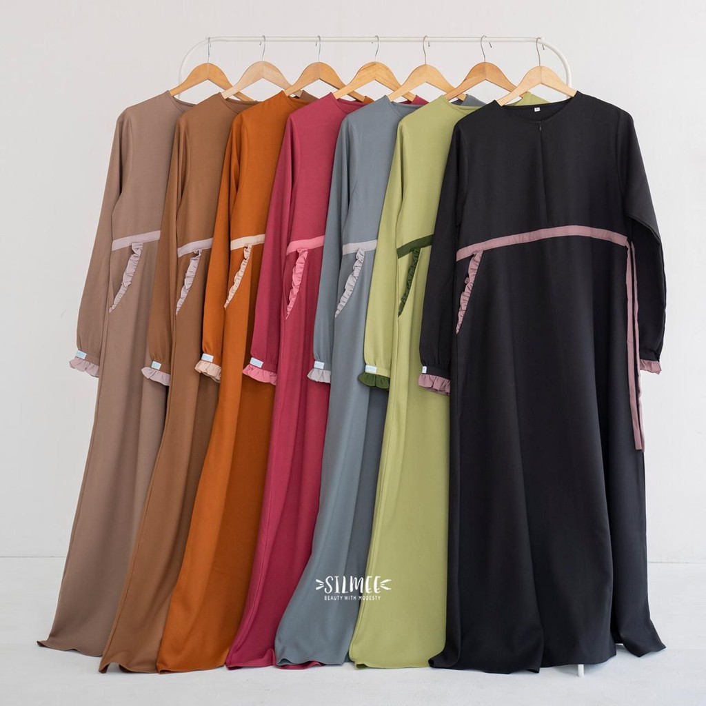 GAVA DRESS & ELVIRA KHIMAR