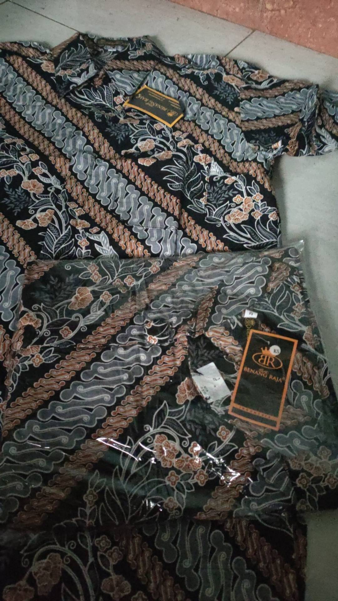 Benang Raja Hem Batik Pria Lengan Pendek Ukuran Jumbo 2xl 3xl 4xl 5xl