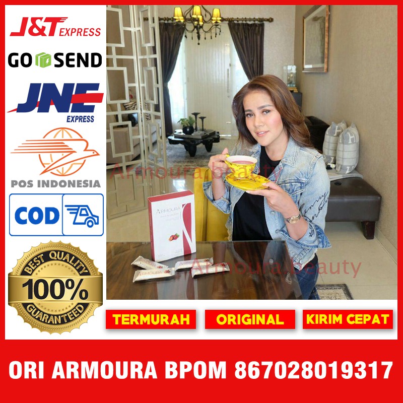 3 Box Armoura beauty drink minuman diet pelangsing penurun berat badan 100% Ekstrak Buah Plum