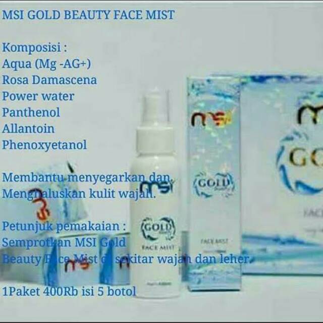 Face mist msi