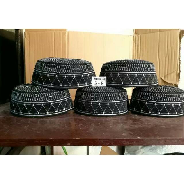 Grosir 10 pcs - Peci Kopiah Malaysia Cina 3- MACOM NZ| Basmalah Muslim Store