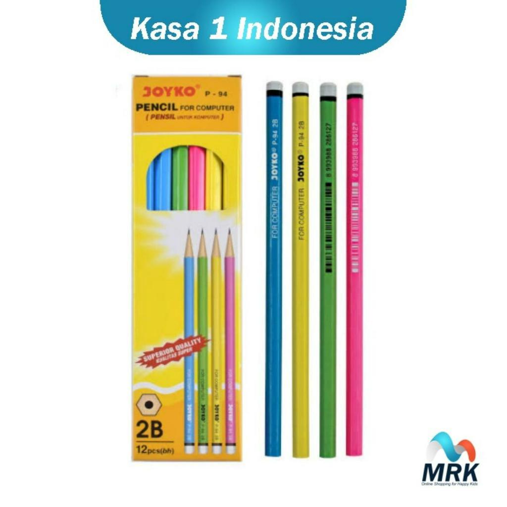 

Pensil Komputer 2B Warna Warni Cerah isi 12 Pcs