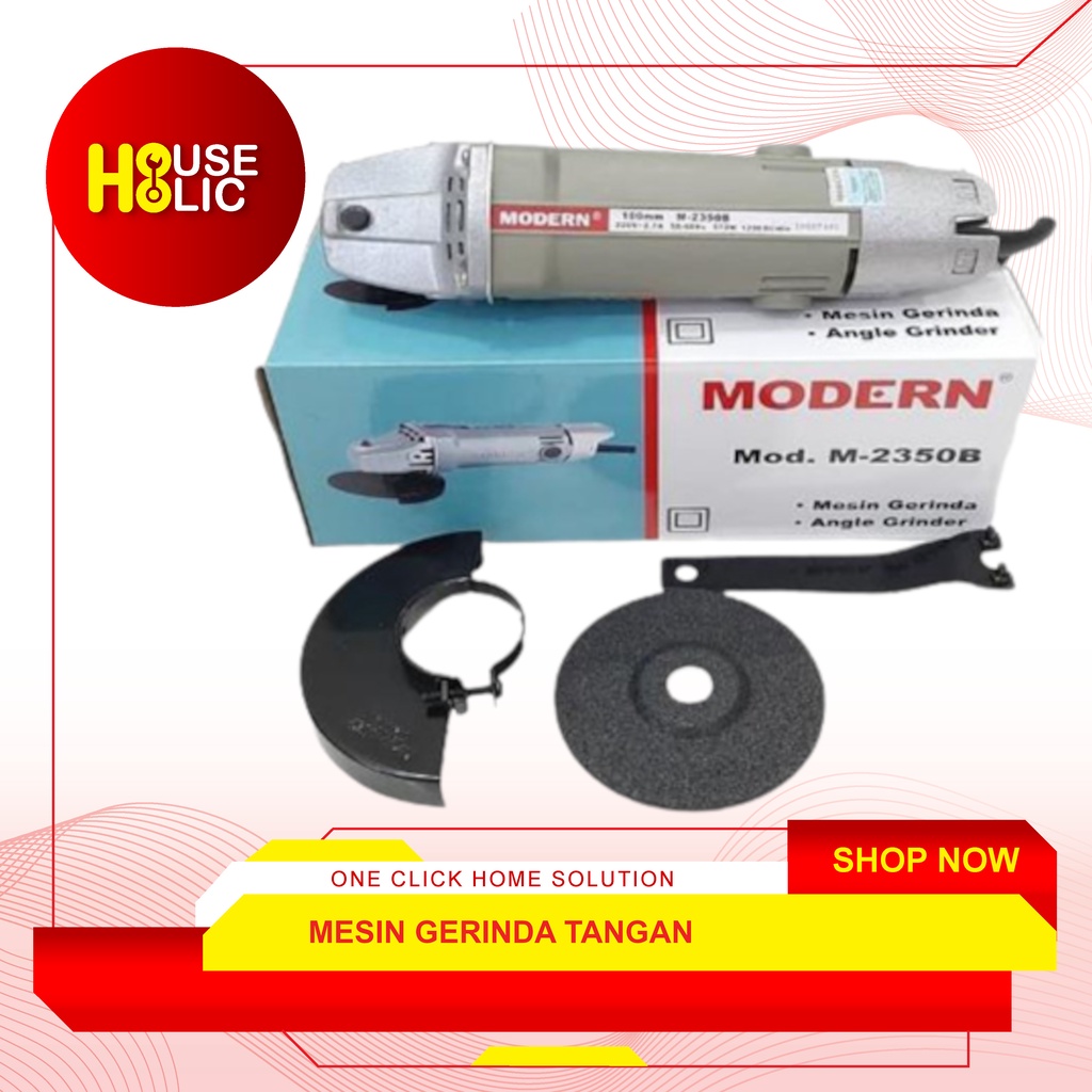 Mesin Gerinda Tangan Mod M-2350B / Alat Gurinda Potong / Angle Grinder