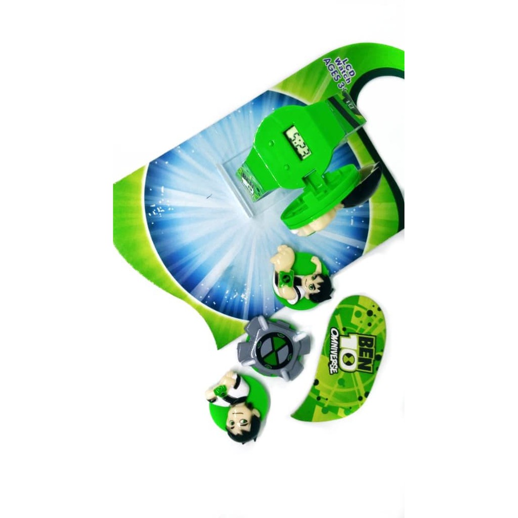 Super Sale! JAM TANGAN ANAK LAKI LAKI BEN10 KEPALA SET DIGITAL BEN10 MURAH
