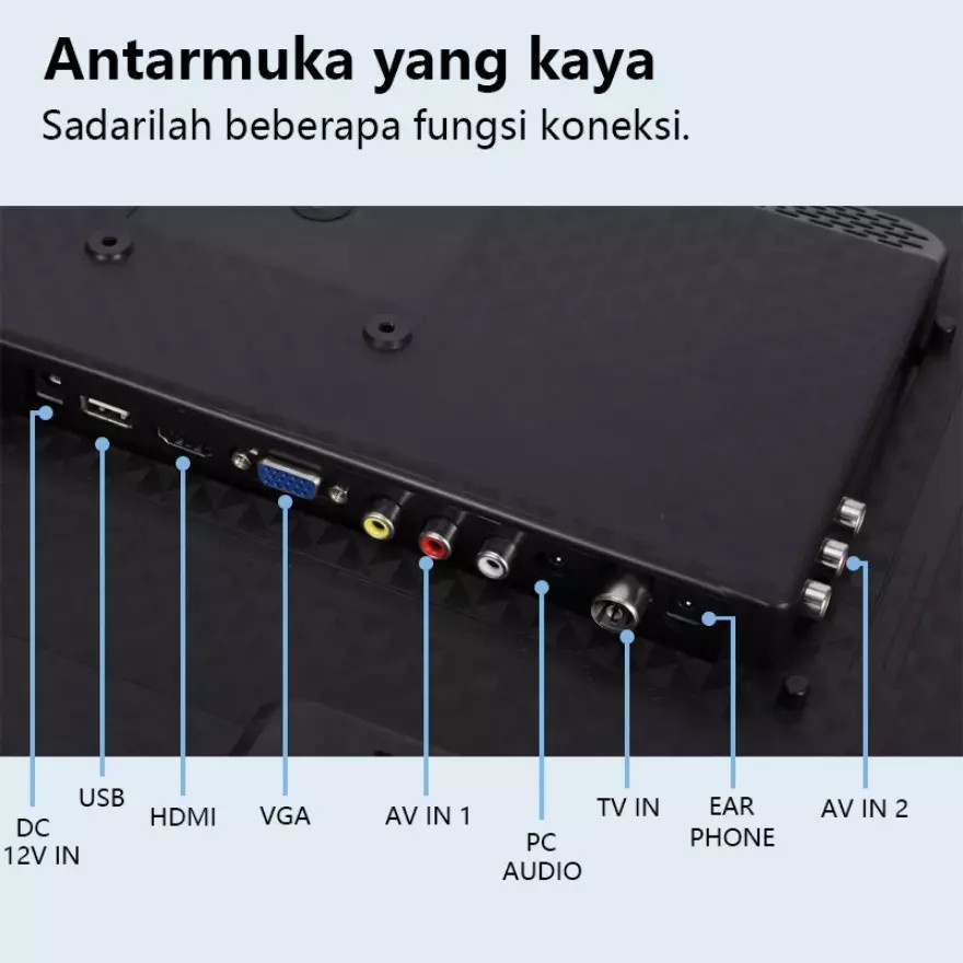 TV LED 21 INCH ANIMAX PORT USB MOVIE VGA HDMI AV MONITOR LED 21INCH