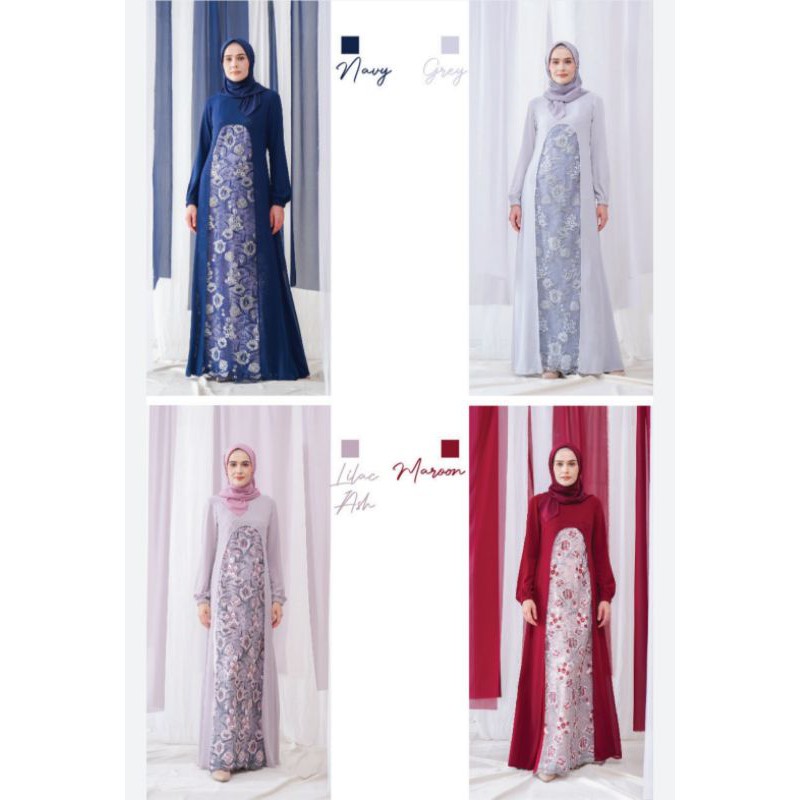 Rayya Dress GREY L by Zerina Banu HLZB