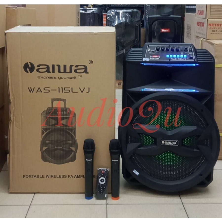 SPEAKER PORTABLE AIWA WAS 115 LVJ NAIWA WAS115LVJ / AIWA 115LVJ 15INC