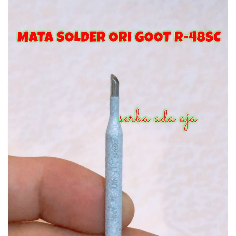 Mata Solder Goot 40 Watt Type R-48SC ORIGINAL Made in Japan - Model Tapak Kuda Kecil 2mm