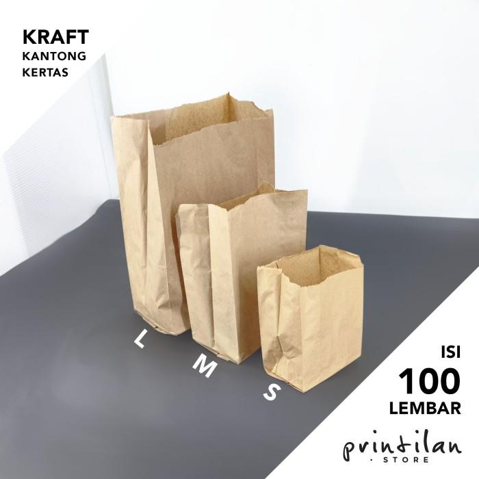 

Goodiebag [Uk. M] Kantong Kertas / Paper Bag / Kantong Roti / Snack / Makanan