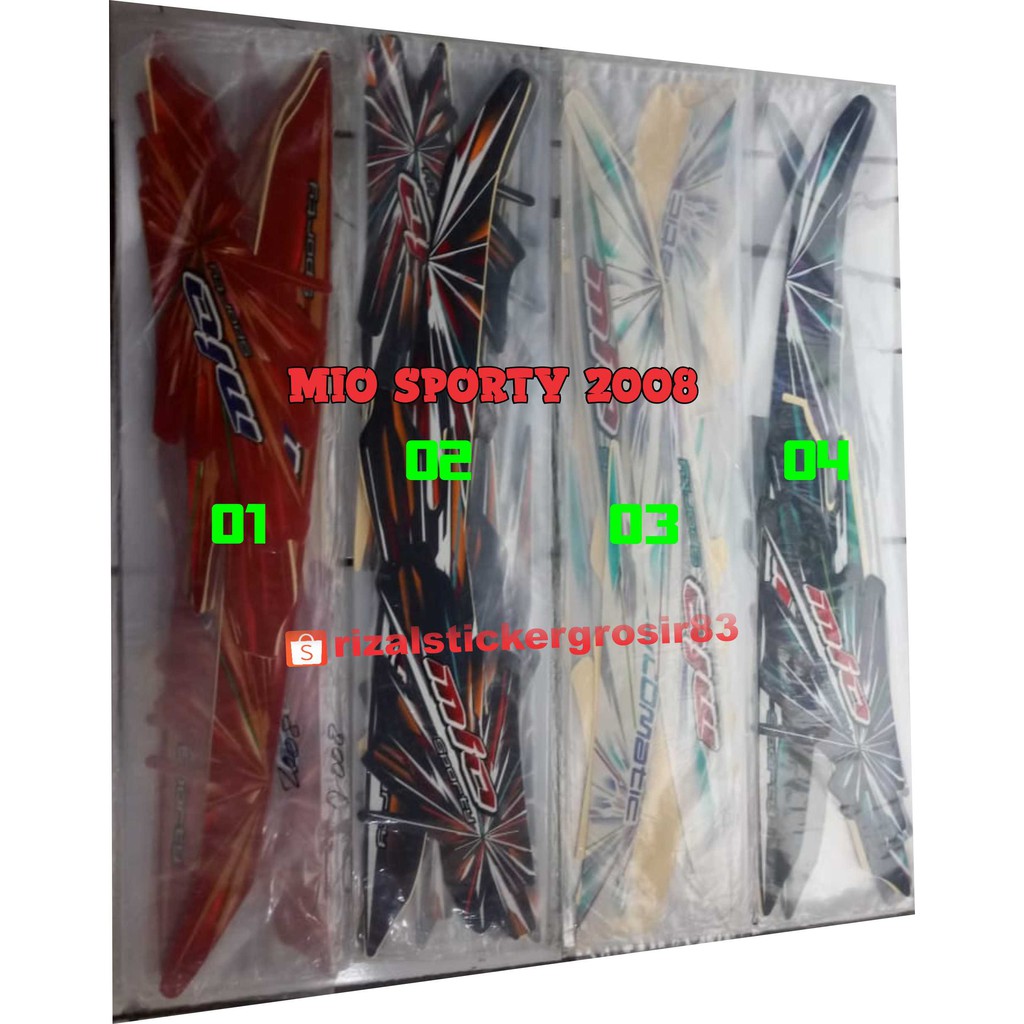 Striping sticker mio sporty 2008