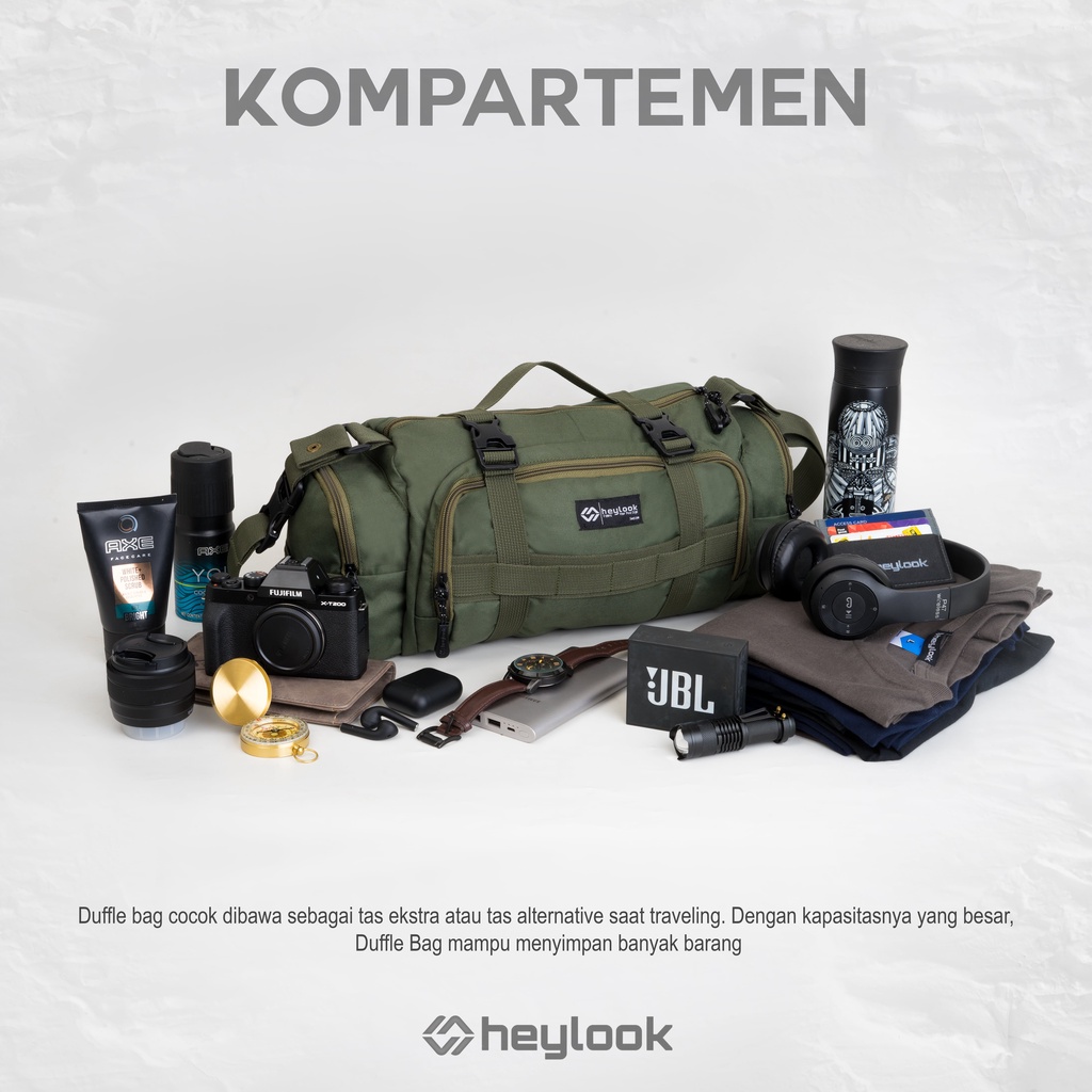 Tas Jinjing Travel Bag Tactical Tas Bepergian Pulkam Pulang Kampung Mudik Tas Duffle Duffle Bag Tas Tenteng Tas Pakaian Multifungsi Travelling Bag