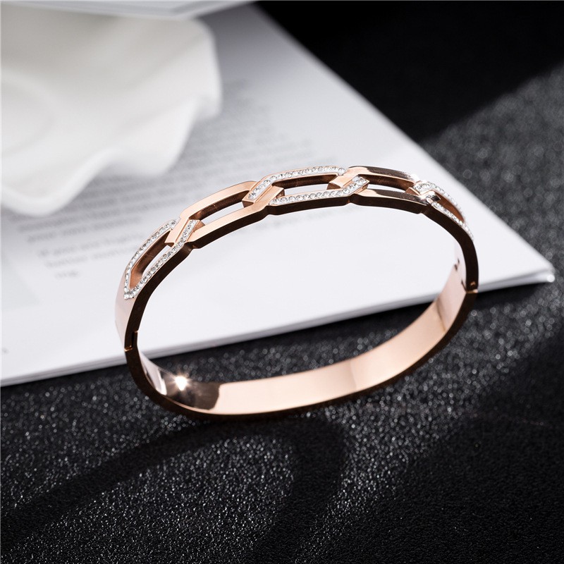 [NEW] Gelang Bracelet Wanita Aksesoris Titanium Korea Trend Masa Kini Cocok Hadiah GK086