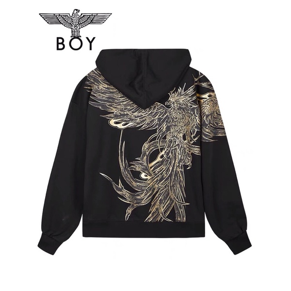 BOY84 SWEATER HOODIE BOY LONDON PRIA WANITA ASIA EROPA BIG LOGO WINGS GOLD
