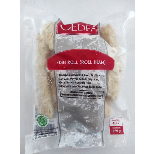 

Cedea fishroll 250 gram