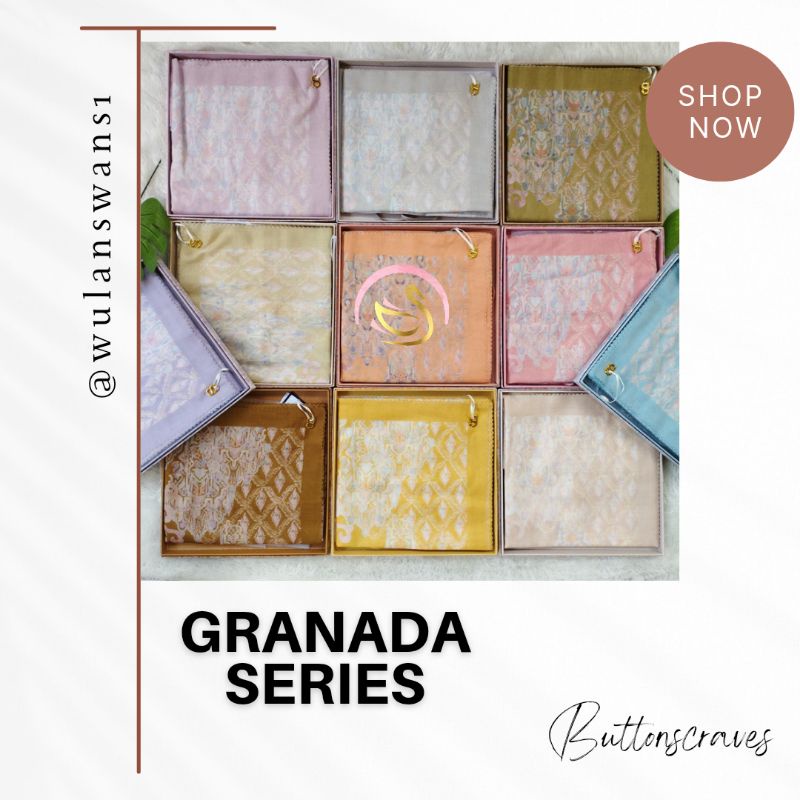 SALE Granada Series Buttonscarves Black white pink mist salmon rose caramel dove comeo green olive l