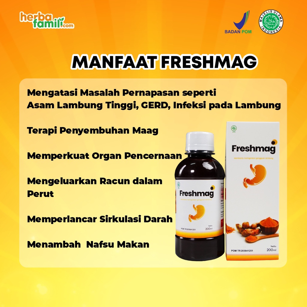 Freshmag Fresh Maag Presmag - Original Madu Atasi Maag Kronis Gerd Asam & Infeksi Radang Lambung Penambah Nafsu Makan-2