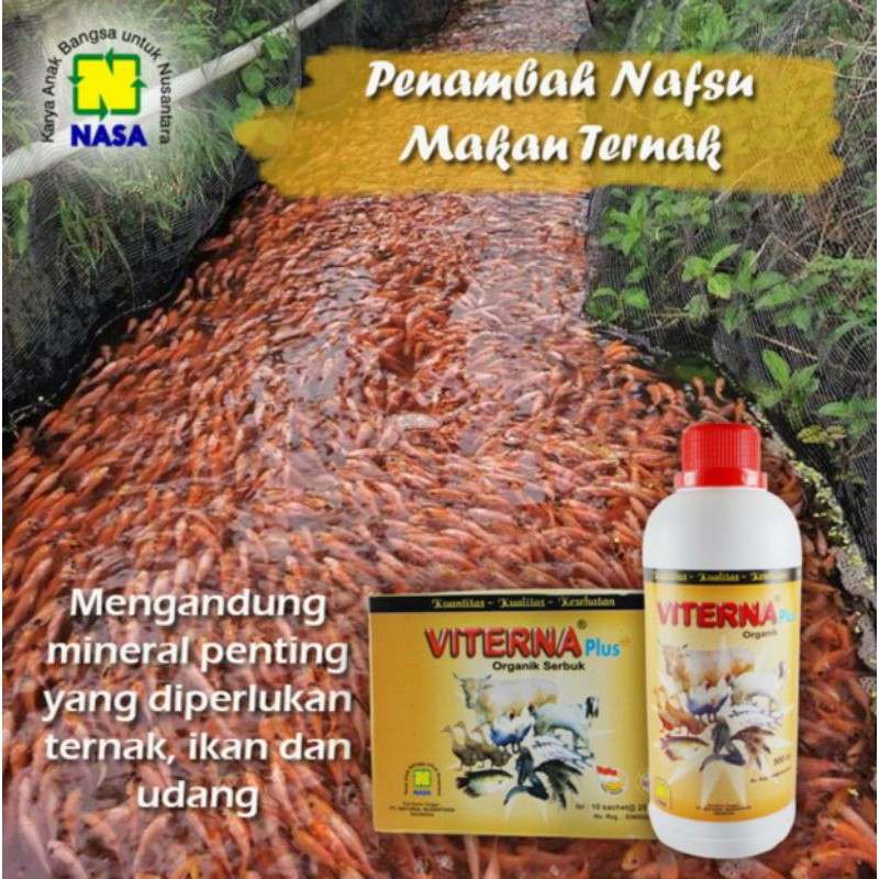 Viterna Nasa 500cc Vitamin Ternak dan Ikan