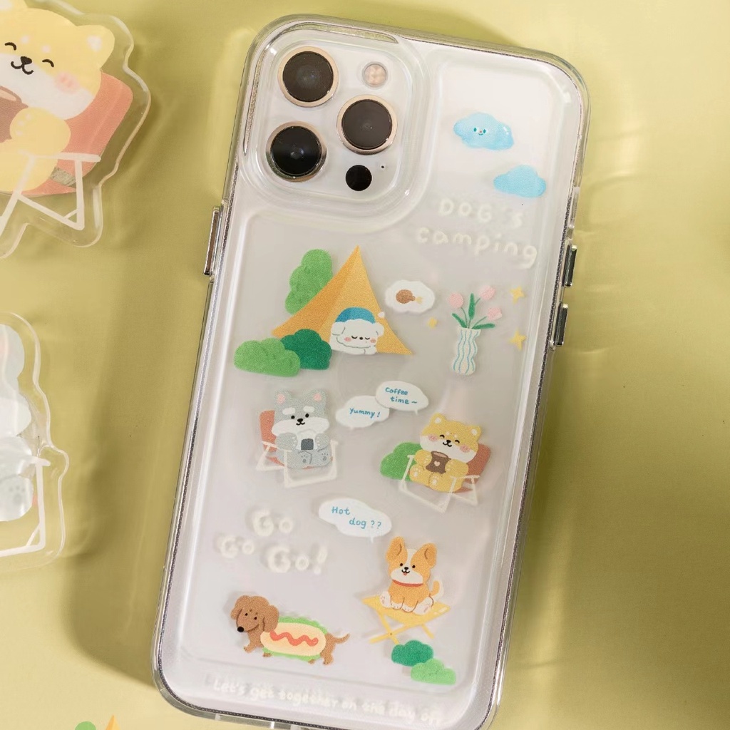 Case Pelindung Bahan Akrilik TPU Untuk iPhone 11 13pro 13prm 12 7Plus xs 8Plus XR 7 8 XR 11pro xs Max 12Pro Max