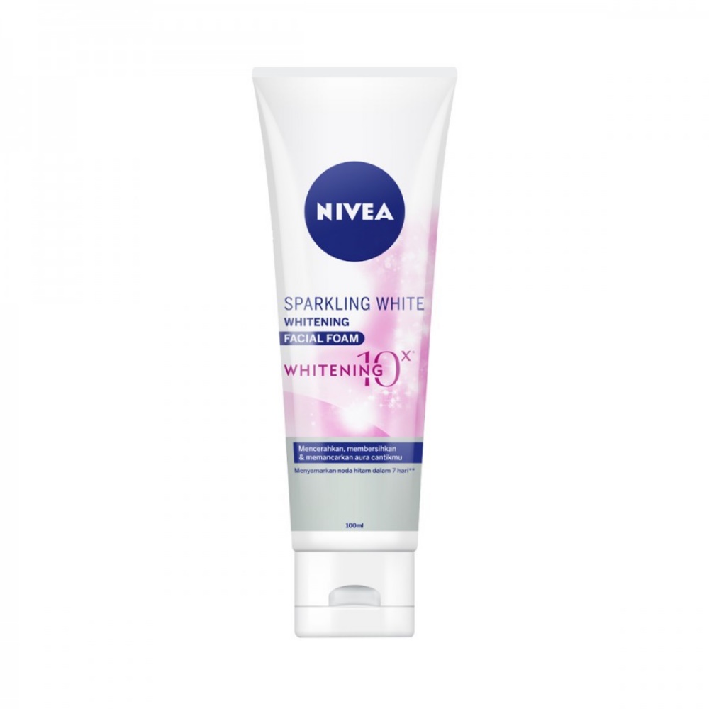 NIVEA Sparkling White Whitening Facial Foam 50gr / 100gr