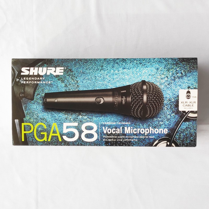 MIC SHURE PGA58-XLR MICROPHONE MIC KABEL SHURE