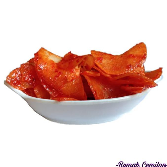 

Restock !!! KERIPIK SINGKONG BALADO PEDAS MANIS /SINGKONG PADANG /KRIPIK