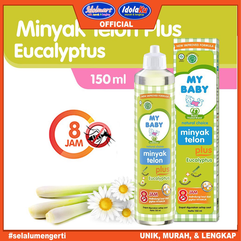 IDOLMART My Baby Minyak Telon Plus 60ml dan 145ml Idolmart Surabaya