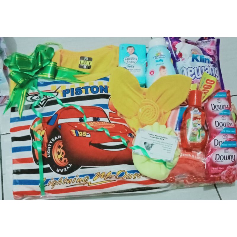 Parcel Paket Sambang Bayi COWOK Harga Murah Terjangkau 50K
