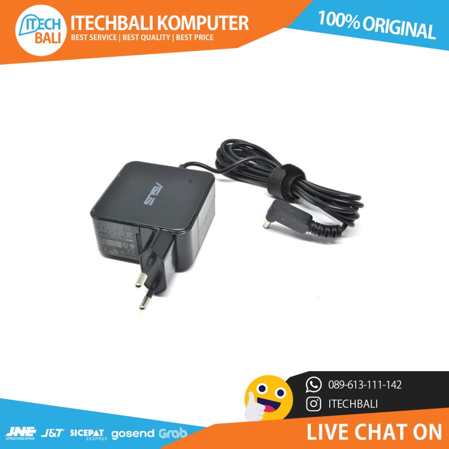 Charger Laptop ASUS 19V 1,75 A Lubang Kecil | ITECHBALI