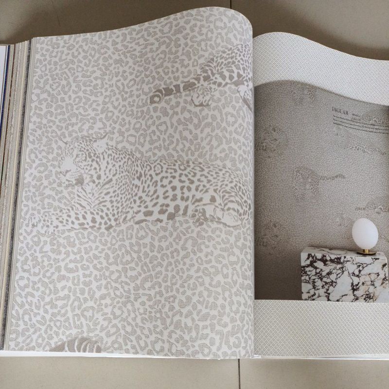 Wallpaper Dinding Korea Motif Jaguar Macan Putih