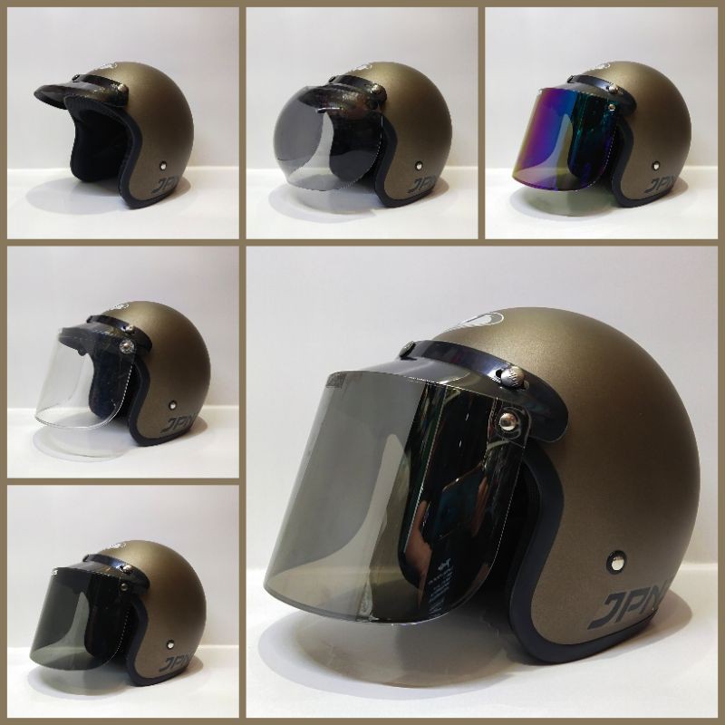 HELM JPN BOGO RETRO ABU GRANITO DOFF