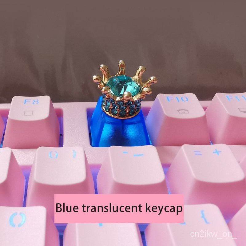 1PC Three-Dimensional Mechanical Keyboard Keycaps Personalized PBT Cute Pink Custom Keycap Transluce