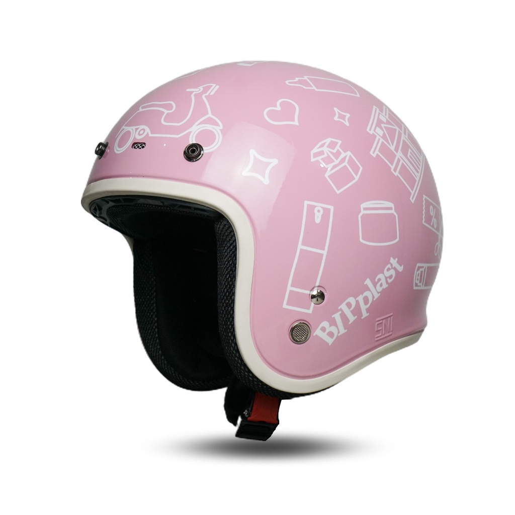 BIP PLAST Helm Bogo Dewasa Motif GIRLSTUFF