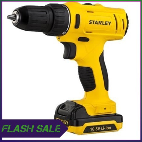 BOR CORDLESS 10MM STANLEY DAPAT 2 BATRE BONUS TAS