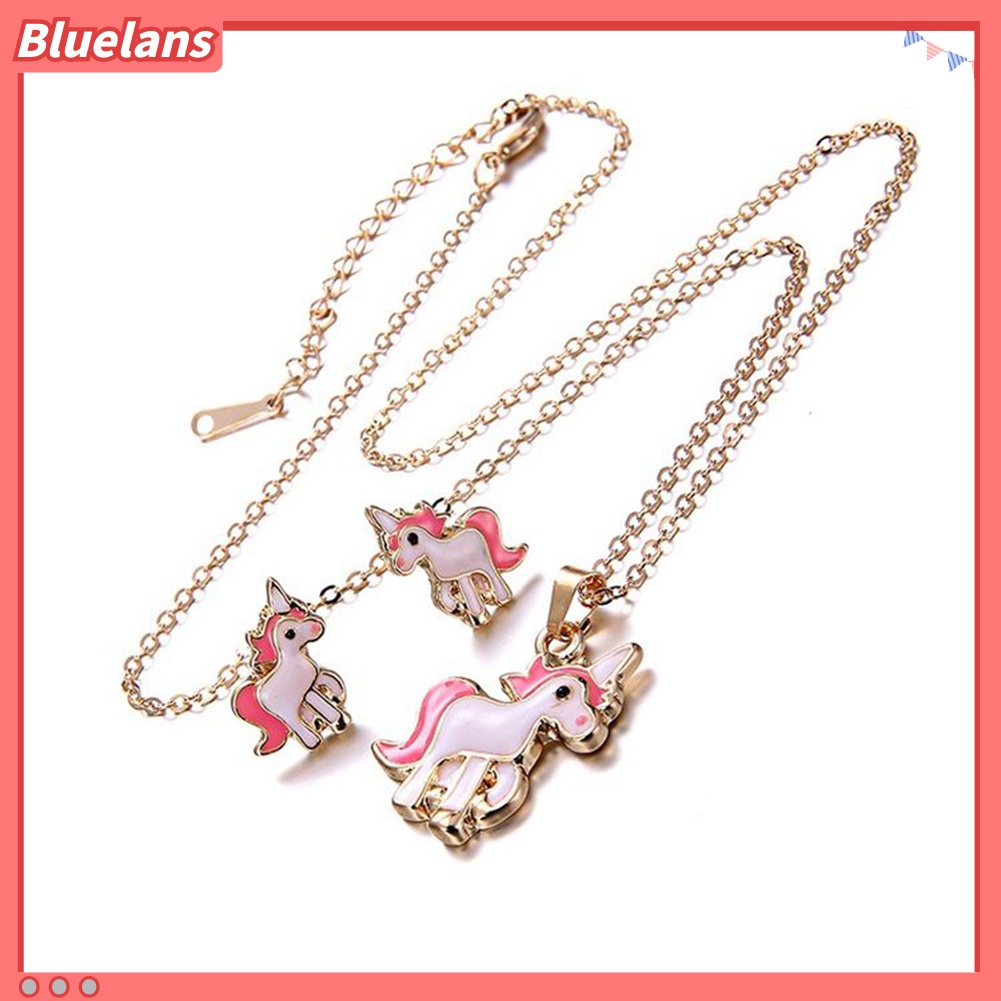 Bluelans Kalung Liontin Kuda Pony Bahan Alloy Untuk Wanita